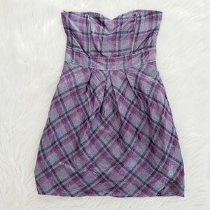 Roxy Purple Plaid Dress